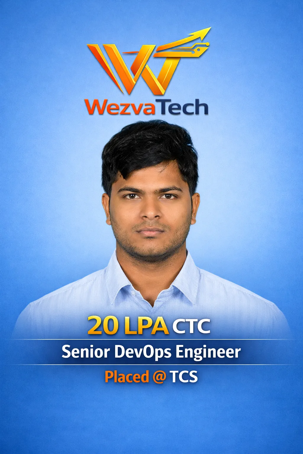 Placed learner 06 from WezvaTech placement outcomes
