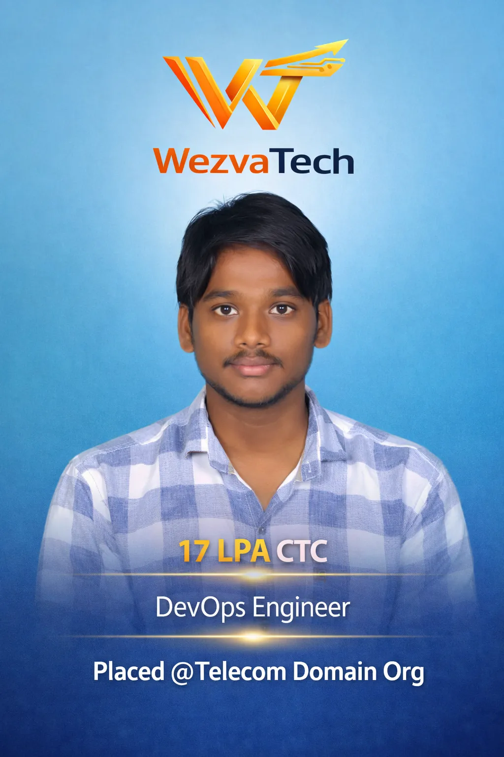 Placed learner 14 from WezvaTech placement outcomes