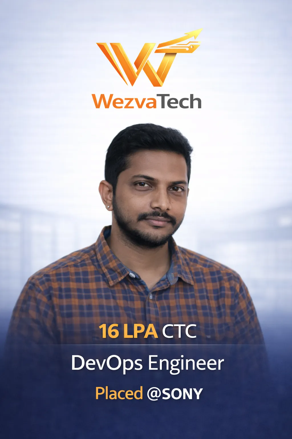 Placed learner 24 from WezvaTech placement outcomes
