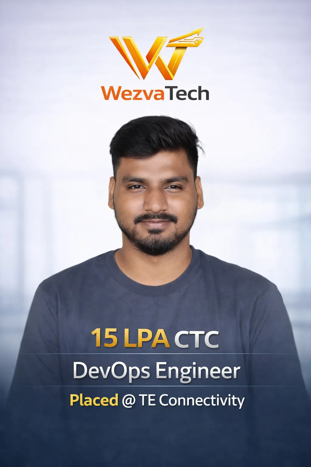 Placed learner 29 from WezvaTech placement outcomes