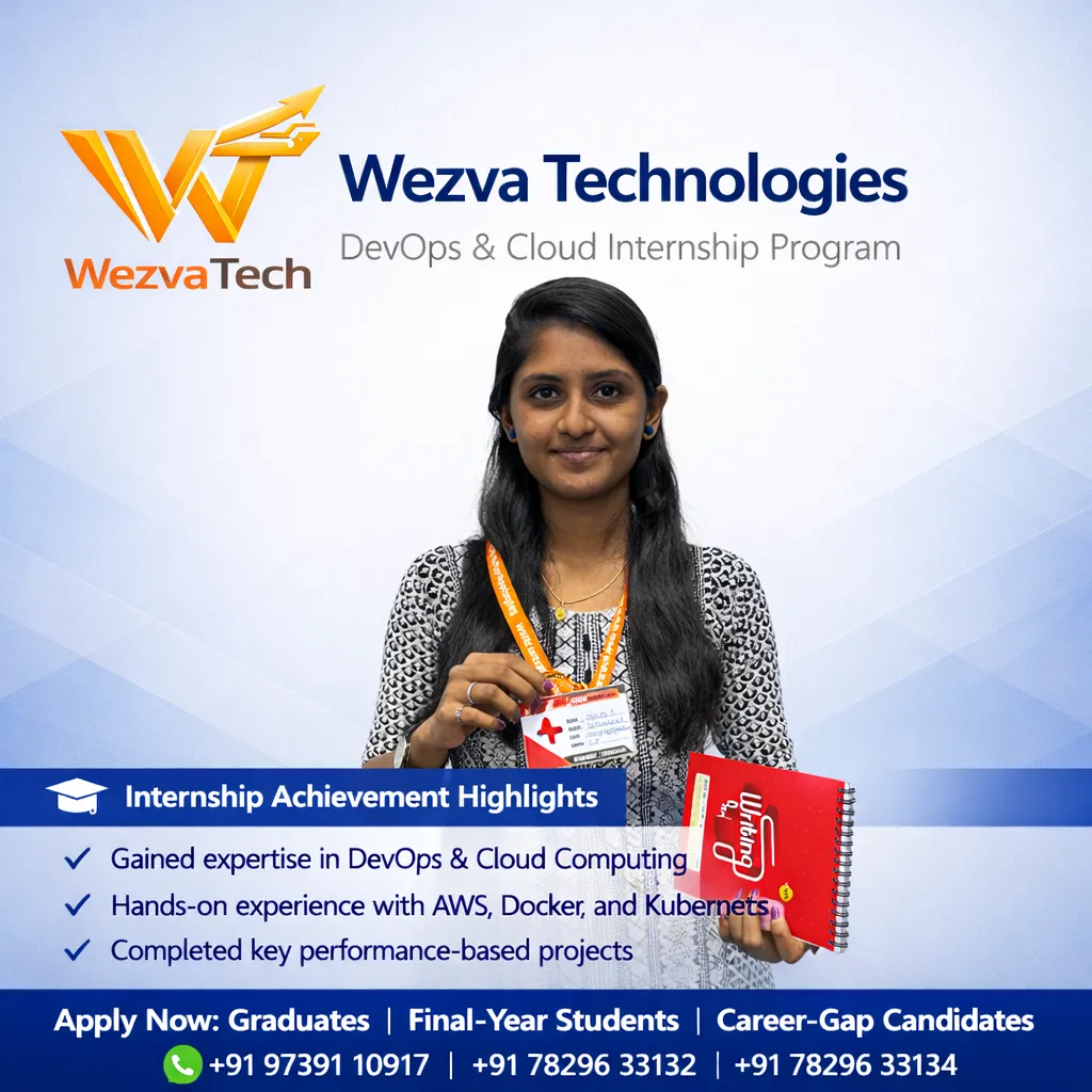 Internship project session 26 at WezvaTech internship program