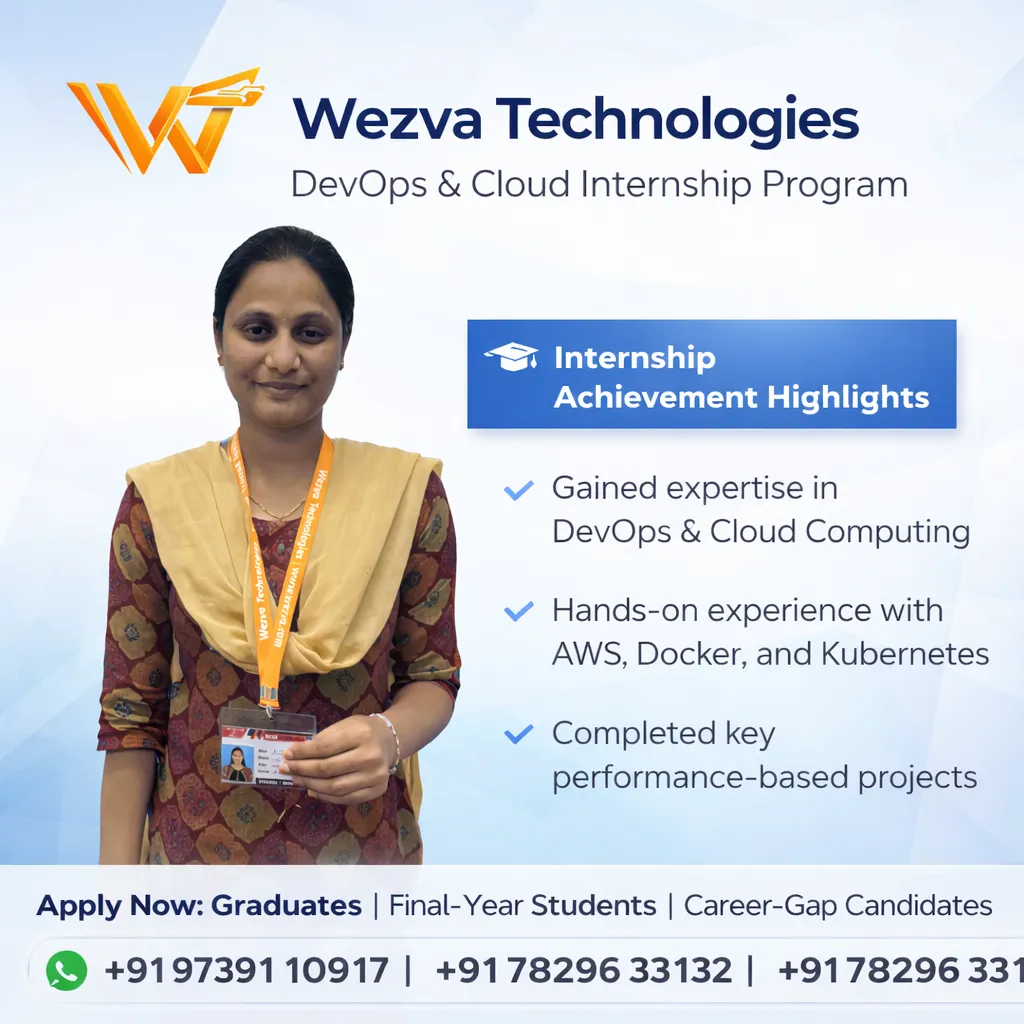 Internship project session 04 at WezvaTech internship program
